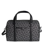 Sac de voyage jet set 35f4stfs6j pour femme - noir argent