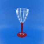 Sachet de 10 verres a vin pied bordeaux