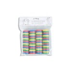 Sachet de 4 rouleaux de 18 serpentins multicolore