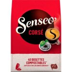 Sachet de 40 dosettes compatibles senseo - cors intensit 8 - senseo