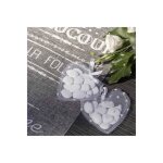 Sachet drages coeur  pois x6