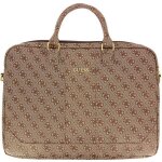 Sacoche bandouli�re - guess - multi - rangements - marron - 13 � 15 - int�rieur rembourr�