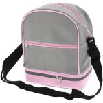 Sacoche boules ptanque sac a boules gris / rose - tremblay