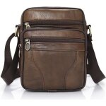 Sacoche homme cuir - fondupin - vintage - bandoulière - marron Sacoche homme cuir - fondupin - vintage - bandoulière - marron