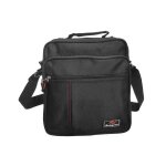 Sacoche homme - maromax - multi - poches - pochette textile - noir
