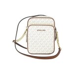 Sac messager - michael kors - jet set travel - femme - bandoulire - blanc