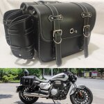 Sacoches latrales moto - zgeer - impermable - cuir pu - grande capacit
