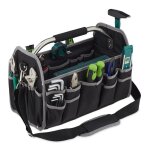 Relaxdays sacoche � outils sacoche mat�riel de bricolage dessus ouvert artisan h x l x p : 30 x 42 x ...