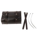 Sacoche à outils en cuir pu résistant aux intempéries pour moto - mxzzand - universelle - noir Sacoche à outils en cuir pu résistant aux intempéries pour moto - mxzzand - universelle - noir