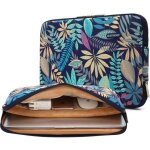 Sacoche - m - fleur 3 - macbook pro 16 - motif fleuri - protection contre chocs - lger et fin