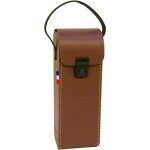 Sacoche rigide � poign�e pour 3 boules de p�tanques bs3pc marron