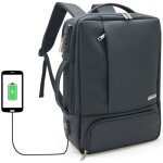 Sacoche - sac  dos multifonction pour ordinateur 156?? waytex 71056 usb serrure tissu oxford chin et ...