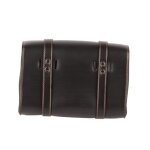 Sacoche de selle pour moto en cuir pu tanche - shipenophy - universelle