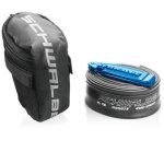 Sacoche de selle vlo avec chambre  air et dmonte - pneus schwalbe 27. 5 / 29 - noir / bleu