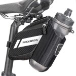Sacoche de selle de vlo rockbros avec porte - bouteille - noir