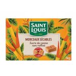 Saint louis sucre de canne non raffin morceaux scables 1kg / boite 2 botes