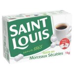 Saint louis sucre en morceaux sécables 1kg (lot de 6) Saint louis sucre en morceaux sécables 1kg (lot de 6)