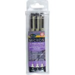 Stylos - sakura - pigma micron - set de 3 - noir - tailles assorties