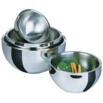 Saladier isotherme - gsw - 30 cm - acier inoxydable