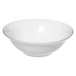 Saladier en porcelaine petit salon 22cm blanc