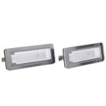 Salalis lampe de plaque dimmatriculation paire dclairage de plaque dimmatriculation led pour benz smart ...