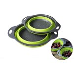 Passoire en silicone pliable salalis - vert - art de la table - articles culinaires - 25 * 20 * 8. 5 ...