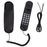 Salalis téléphone filaire montable au mur multifonctionnel volume réglable Salalis téléphone filaire montable au mur multifonctionnel volume réglable