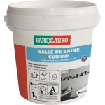 Colle en p�te - parexlanko - salle de bains et cuisine - 1 kg - blanc - int�rieur
