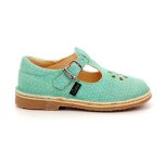Salom�s - aster - dingo - 2 - cuir - vert - confort optimal pour enfants