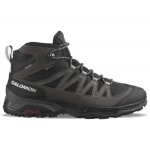 Chaussures de randonne - salomon - x ward leather mid gtx - homme - gris - montagne - respirant