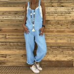 Salopette femme grande taille salopette ample dcontracte barboteuse combishort baggy combinaison sfw20060131 ...