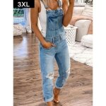 Salopette femme jeans - crois baggy  - fr83oya