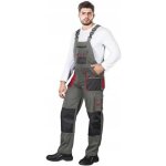 Salopette de travail - cotte a bretelle - gris - tissu ripstop - 270 g / m� - confortable et durable