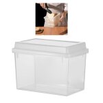Salutuya boîte à pain avec couvercle hermétique récipient de stockage de pain congélateur en plastique ... Salutuya boîte à pain avec couvercle hermétique récipient de stockage de pain congélateur en plastique ...