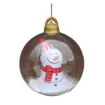 Salutuya boule de nol gante boules de nol gonflables de 236 pouces avec led photo kit boule de bonhomme ...