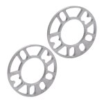 Salutuya cale dentretoise de jante de roue 2pcs cale dentretoise de roue 10mm aluminium universel pour ...