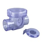 Clapet anti - retour - salutuya - pvc - prvention du refoulement - installation facile - rsistant  ...