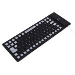 Salutuya clavier en silicone souple clavier en silicone conception entièrement scellée léger portable ... Salutuya clavier en silicone souple clavier en silicone conception entièrement scellée léger portable ...
