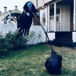 Ornements halloween - salutuya - pouvantail ghostface - dcoration de jardin - effrayant - extrieur ...