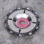 Salutuya disque de sculpture disque de chane de 4 pouces meuleuse dangle  22 dents plaque de scie  ...
