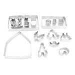 Salutuya emporte - pice ensemble de moules  biscuits en acier inoxydable 18 pices / ensemble moules ...