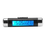 Salutuya horloge num�rique thermom�tre lcd � clipser pour camion et voiture r�tro - �clairage num�rique ...