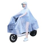 Salutuya impermable de cyclisme transparent pour femmes manteau impermable transparent pour femmes ...