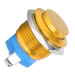 Salutuya interrupteur � bouton - poussoir en m�tal �tanche en acier inoxydable auto r�initialisation ...