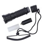 Salutuya lampe de plonge sous - marine lampe de poche de plonge led lumire blanche torche de plonge ...