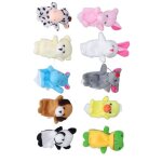 Salutuya marionnettes � main 10pcs marionnettes � doigts peluche courte gant de marionnette � main animal ...