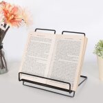 Salutuya support de livre innovant en fer biblioth�que de bureau pour ordinateur tablette stand de d�coration ...