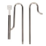 Salutuya lot de tuyau entre sortie inox pour aquarium avec skimmer