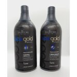 Produit de soin capillaire - salvatore - premium blue gold - 2x1l - anti - frisottis - r�parateur