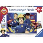 Sam le pompier puzzles 2x24 pices - sam taide dans le besoin - ravensburger - lot de puzzles enfant ...